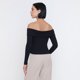 thumbnail image 2 of Polera Mujer Sin Hombros Color Negro Corona, 2 of 5