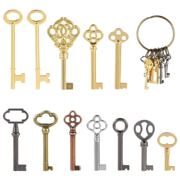 Set de 12 llaves esqueleto universales estilo vintage VYH