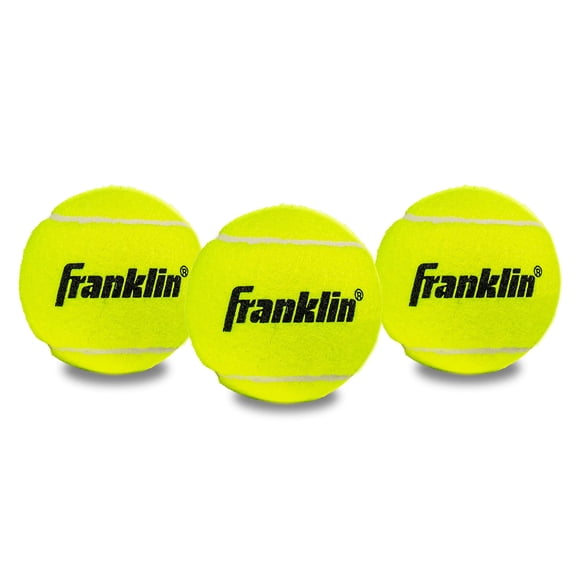 Pelotas de tenis Franklin Sports Practice, tamaño oficial, paquete de 3