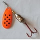 thumbnail image 2 of Spinner Silstar 10g 8cms #4 Bell Spring Naranja Con Puntos Negros Reverso Plateado, 2 of 5