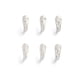 thumbnail image 2 of Ganchos Metálicos Mainstays Satin Nickel Set 6 Pared 10 kg, 2 of 3
