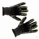 thumbnail image 3 of 2 pares de guantes de seguridad de trabajo resistentes al impacto, negros., 3 of 6