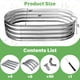 thumbnail image 2 of Cama de cultivo elevada TATAANTY 122x61x30 cm de metal galvanizado, 2 of 7