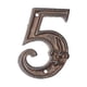 thumbnail image 4 of Placa De Puerta De Dígitos De Metal Número De Dirección Signo Placa De Puerta 5, 4 of 5