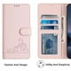 thumbnail image 4 of Funda tipo cartera FOXDOCK para infinix Note 40 Pro 4G con soporte, ranuras, RFID, diseño de gato, 4 of 5