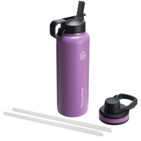 Thermoflask - Botella De Agua Con Aislamiento Térmico De Acero Inoxidable De 1,2 L