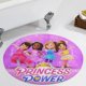 thumbnail image 5 of Poder de Princesa Alfombra Redonda de Felpa Coral, Antideslizante, No Desprende Pelusas, Lavable y Duradera para Salón, Dormitorio y Habitación de Niños 60cm, 5 of 6