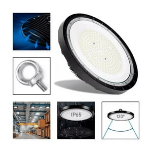 Genérico - Foco Plafon Led 200W Con Ip65 Industrial Campana De Luz Fria