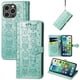 thumbnail image 2 of Funda Cartera FOXDOCK para iPhone 14 Pro , Flip PU con Relieve de Gatos y Perros, Tarjetero y Soporte, 2 of 6