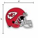 thumbnail image 5 of Casco Pennant Rico Industries de la NFL para fútbol americano de los Kansas City Chiefs, 5 of 8