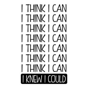 Rienda Libre Graphics - Decomural I Think I Can Children'S Ws-35753