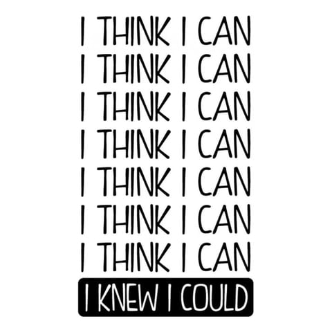 Rienda Libre Graphics - Decomural I Think I Can Children'S Ws-35753