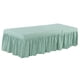 thumbnail image 1 of SPA Falda De Mesa De Masaje Funda De Cama De Belleza Sábana De Cenefa De Lino Verde Claro, 1 of 5