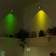 thumbnail image 2 of 2 Pack Mini Indoor Wireless Spotlight, Battery Operated Accent Lights, Puck Light, RGB Or Daylight Timer Dimmable Uplight, With Remote Stick On Anywhere Wall Hallway, For Display Painting Picture Ar, 2 of 4