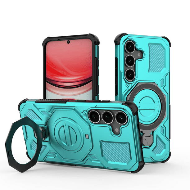 Funda FOXDOCK para Samsung Galaxy S25 , magnética, ligera, soporte 360°, antigolpes