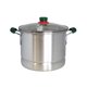 thumbnail image 1 of Vaporizador IMUSA 11 L de aluminio con mangos verdes y tapa de vidrio, 1 of 8