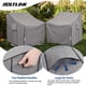 thumbnail image 3 of Fundas impermeables para sillas de patio BOLTLINK, paquete de 2 unidades, 90 x 93 x 90 cm, 3 of 9