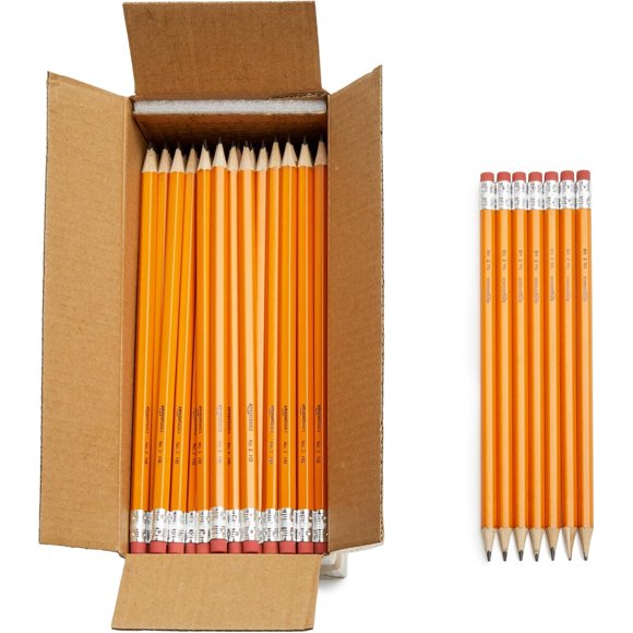 Lápices Amazon Basics N.º 2 HB para escribir