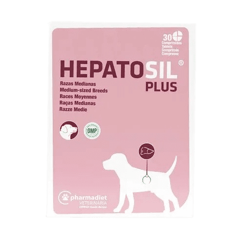Arama Vet Farma - Hepatosil Plus Raza Mediana Perro Gato X 30 Comprimidos
