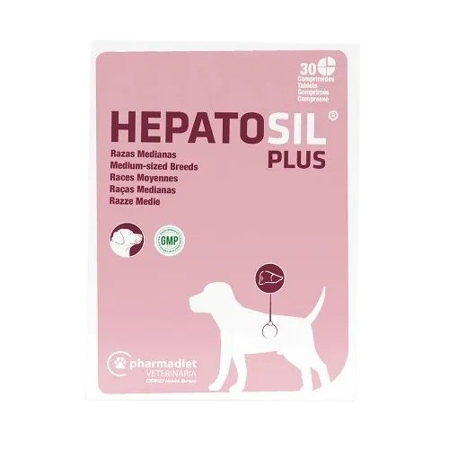 Arama Vet Farma - Hepatosil Plus Raza Mediana Perro Gato X 30 Comprimidos