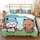 thumbnail image 1 of x2126 Bed SheetsCute BuBu Bear kawaii Bedding set Cartoon Anime All Season Duvet Cover Soft Quilt Cover and Pillowcases /Double 3-Piece Bedding Set (1 Duvet Cover + 2 Pillow Shams) nj2126, 1 of 5