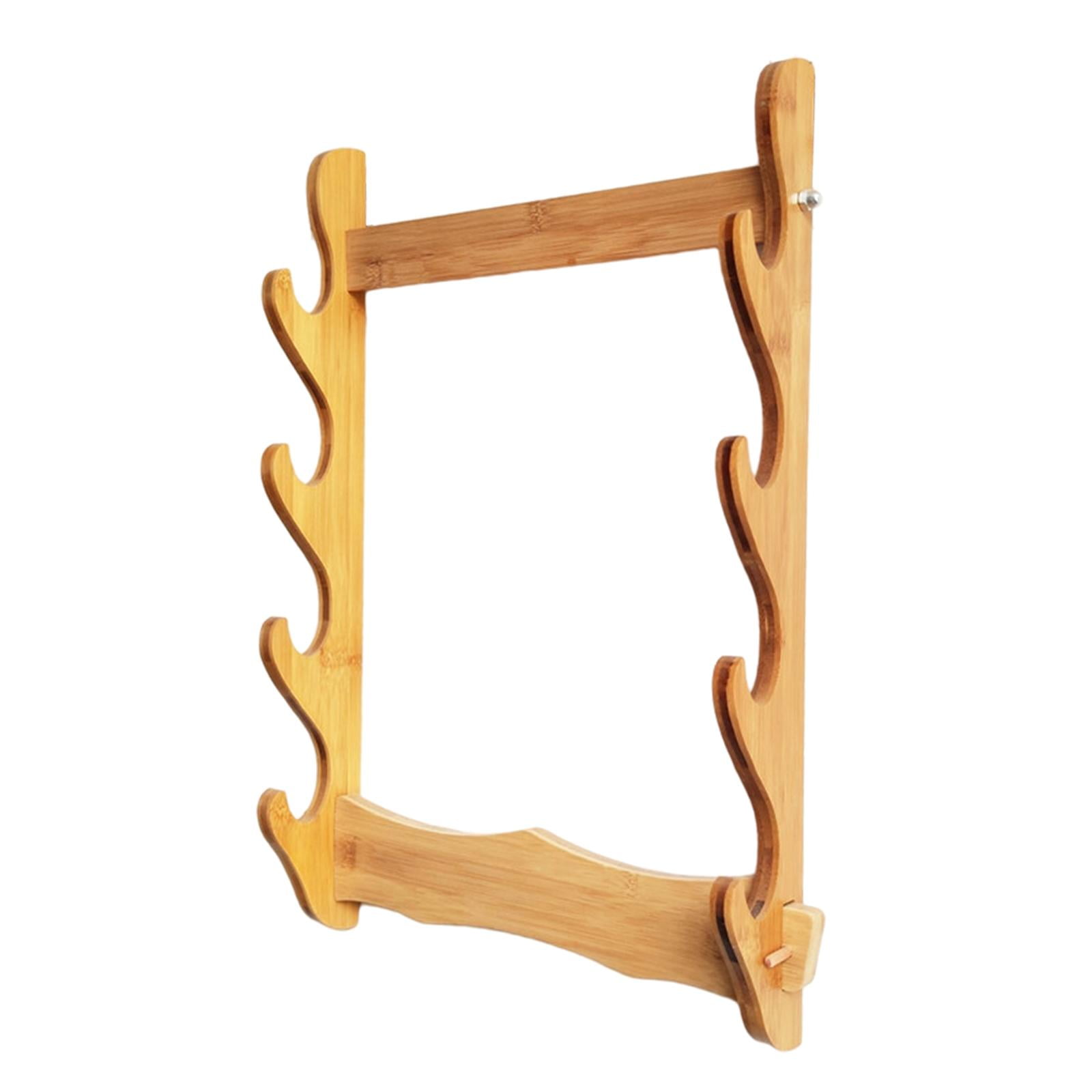 Soporte De Exhibición Bothyi Para Espada Samurai Montaje En Pared Katana 4 Niveles