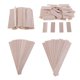 thumbnail image 2 of 100 Unids Natural Round Balsa Wood Woodcraft Sticks Flat Dotel 5 + 15 + 18 + 9cm, 2 of 6