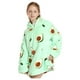 thumbnail image 2 of Polerón Manta De Polar Con Capucha Niños Verde Palta, 2 of 3