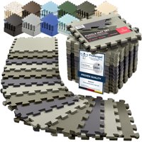 Juego De Pisos Para Gimnasio Bemaxx, 18 Unidades, Alfombrillas De Espuma Eva Entrelazadas