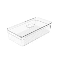 Ou - Organizador De Refrigerador Clear Fresh Con Tapa 30 X 15 X 7 Cm