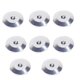 thumbnail image 2 of de 8 almohadillas para altavoces, base cónica para soporte de aislamiento para amplificador DVD , Plata, 2 of 5