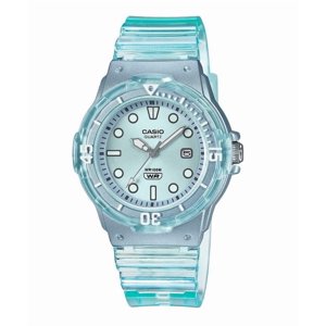 Reloj Casio Pop Analog Resin Strap Blue Dial Translucent Quartz Lrw-200Hs-2Ev 100M Women'S Watch