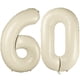 thumbnail image 1 of Globo LVMOQIQIU, 40 cm, blanco, número 60, blanco crema, 2 unidades, 1 of 6