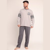 Mon Amour - Pijama Algodón Franjas En Mangas 2612071 - S