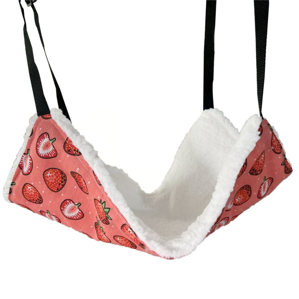 Xusx111 - Cama De Hamaca De Gato Para Jaula - 22x18 Pulgadas Ajustable Colgante Cama De Gato Hamacas Reversibles Para Gatos De Interior, Percha Suave, Dormir Y Descansar Almohadilla Dormida Para Gatit