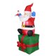 thumbnail image 3 of Papá Noel Inflable De 5.9 Pies En Caja De Regalo LED Incorporado Para Patio Al Aire Libre, 3 of 5