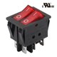 thumbnail image 2 of Interruptor basculante Baomain DPST dual de 6 pines, encendido/apagado, 16 A, 250 V AC, 2 of 8