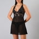 thumbnail image 3 of Baby Doll Encaje Negro Y Cobre Flores Mujer 33859-2, 3 of 5