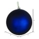 thumbnail image 2 of Adorno navideño Vickerman 8 en forma de bola azul medianoche mate, 2 of 5