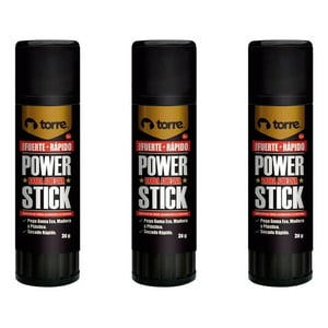 Pegamento, Adhesivo En Barra Power Stick 36Grs 3 Unid. Torre Negro