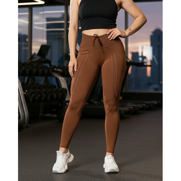 Calza Deportiva Push Up Mujer Lazo Frontal Premium
