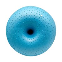 Magideal - Pelota De Ejercicio En Forma De Dona, Pelota De Fitness De 21,65 Pulgadas De Grosor, Pelota De Estabilidad Para Pilates, Yoga, Entrenamiento Básico En Azul