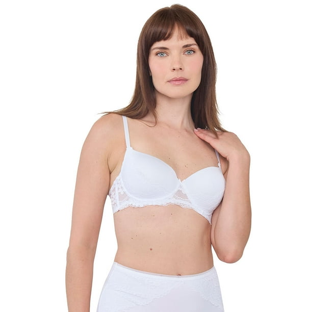 Sostén Mujer Push Up Copa B Ecru Corona