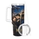 thumbnail image 3 of Noche en el Museo Vaso aislado de acero inoxidable con asa, diseño temático, regalo para familia, amigos y fans; incluye pajita y encaja en el portavasos estándar, 40 oz, 3 of 6