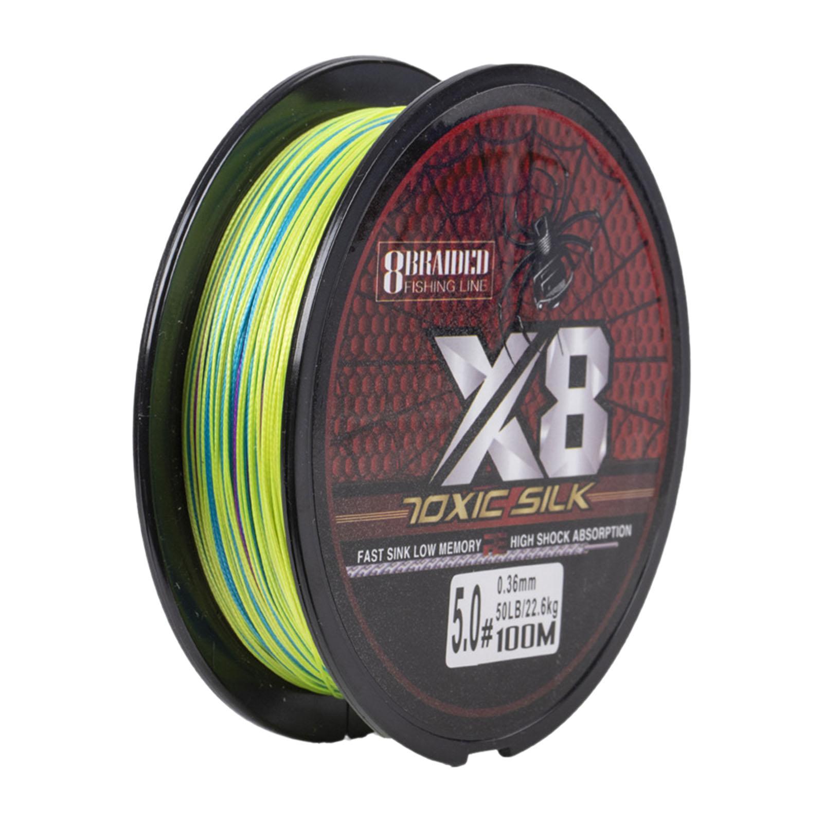 Ioensy - Hilo De Pescar Trenzado, Alambre De Pesca Para Pesca En Hielo, Pesca En Agua Dulce, Pesca En Mar