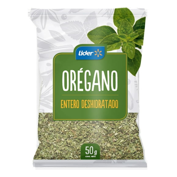 Orégano Entero Deshidratado, 50 g