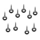 thumbnail image 2 of 10 unids se?uelo de pesca varilla guía anillo anillo línea ojo anillo de cerámica diámetro del anillo 3.0 mm, 2 of 5
