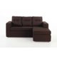 thumbnail image 1 of Sofá Modular Rodas 3 Cuerpos Tela Chocolate, 1 of 7