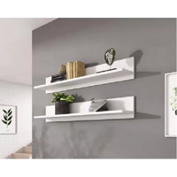 Genérico - Set De Repisas Modelo T Blanco