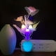 thumbnail image 1 of 1pc Energy-Saving Plug-In LED Night Light with Auto Dusk to Dawn Sensor - Dream Nightlight for Kids, Adults, Bedroom, Bathroom, Living Room, Kitchen, and Hallway - Rose Flower Mushroom Design, 1 of 5
